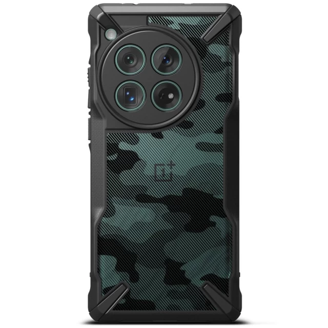 Чохол Ringke Fusion X для OnePlus 12 Camo Black (8809961785030)