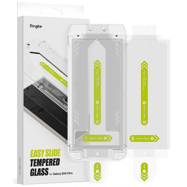 Захисне скло Ringke Easy Slide для Samsung Galaxy S24 Ultra (S928) (2 pack) Clear (8809961785412)