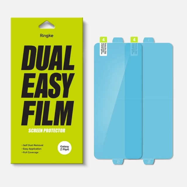 Захисна плівка Ringke Dual Easy для Samsung Galaxy Flip6 (F741) (2 pack) Clear (8809961787041)