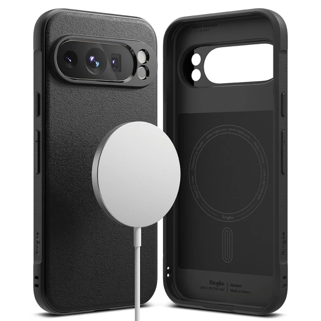 Чехол Ringke Onyx Magnetic для Google Pixel 9 Pro XL Black with MagSafe (8809961788819)