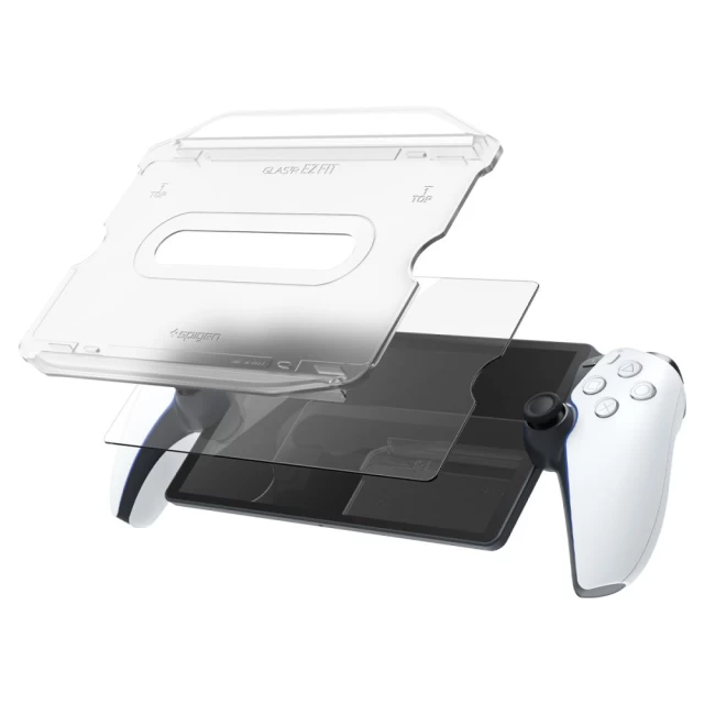 Защитное стекло Spigen Glas.TR EZ Fit для Sony Playstation Portal Clear (AGL07183)