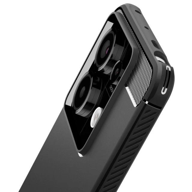 Чохол Spigen Rugged Armor для Xiaomi Redmi Note 13 Pro 5G | Poco X6 5G Matte Black (ACS07254)