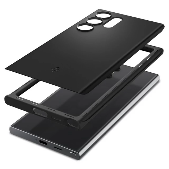 Чохол Spigen Thin Fit для Samsung Galaxy S24 Ultra (S928) Black (ACS07281)