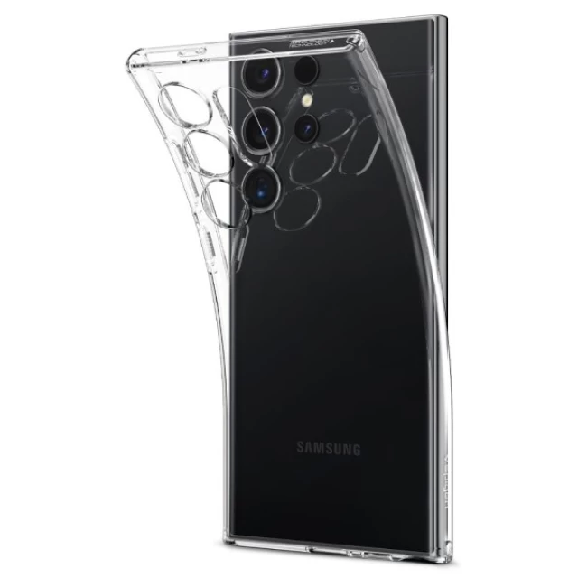 Чохол Spigen Liquid Crystal для Samsung Galaxy S24 Ultra (S928) Crystal Clear (ACS07283)
