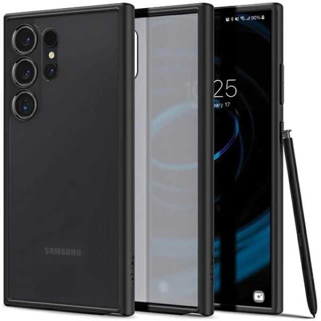 Чохол Spigen Ultra Hybrid для Samsung Galaxy S24 Ultra (S928) Frost Black (ACS07296)