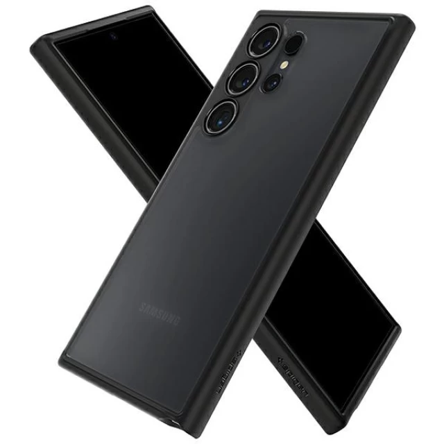 Чохол Spigen Ultra Hybrid для Samsung Galaxy S24 Ultra (S928) Frost Black (ACS07296)