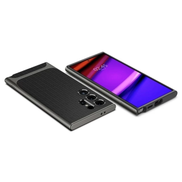 Чохол Spigen Neo Hybrid для Samsung Galaxy S24 Ultra (S928) Gunmetal (ACS07305)