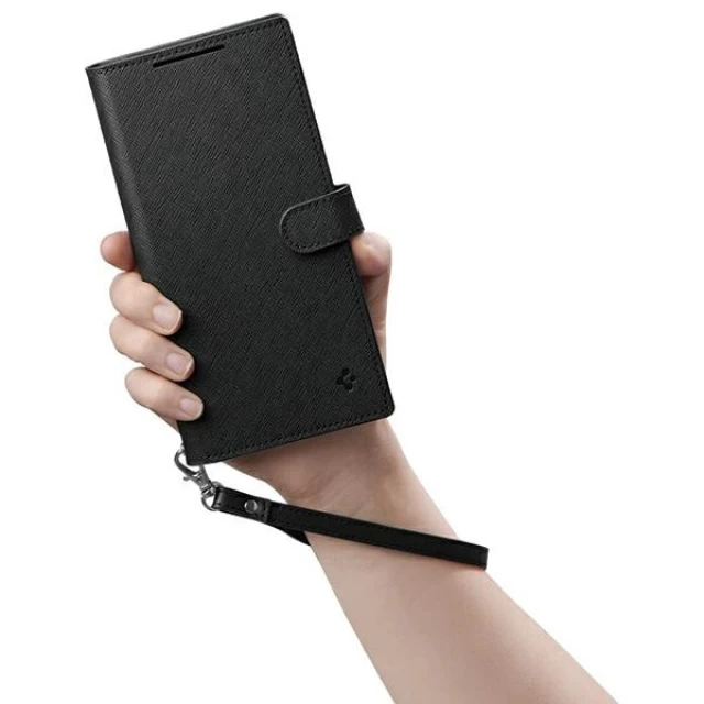 Чохол Spigen Wallet S Plus для Samsung Galaxy S24 Ultra (S928) Black (ACS07308)