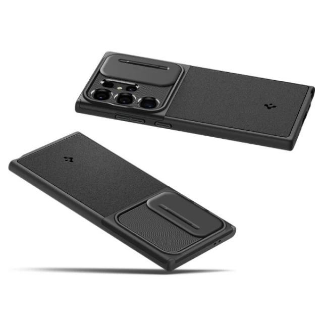 Чохол Spigen Optik Armor для Samsung Galaxy S24 Ultra (S928) Black (ACS07313)