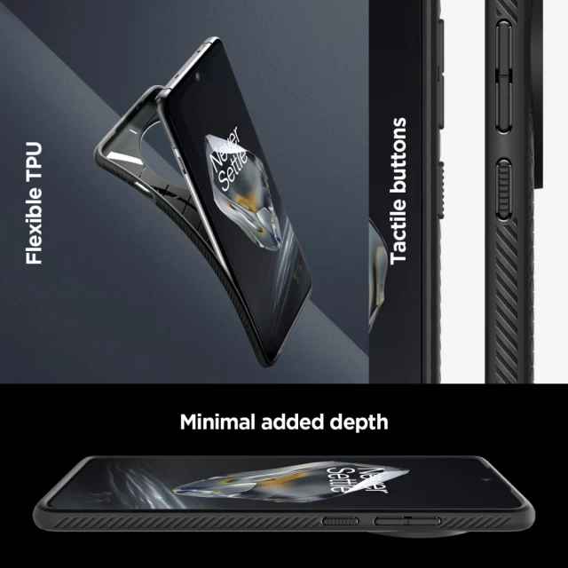 Чехол Spigen Liquid Air для OnePlus 12 Matte Black (ACS07375)