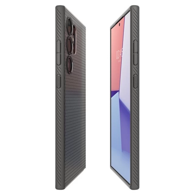 Чохол Spigen Liquid Air для Samsung Galaxy S24 Ultra (S928) Marble Grey (ACS07448)