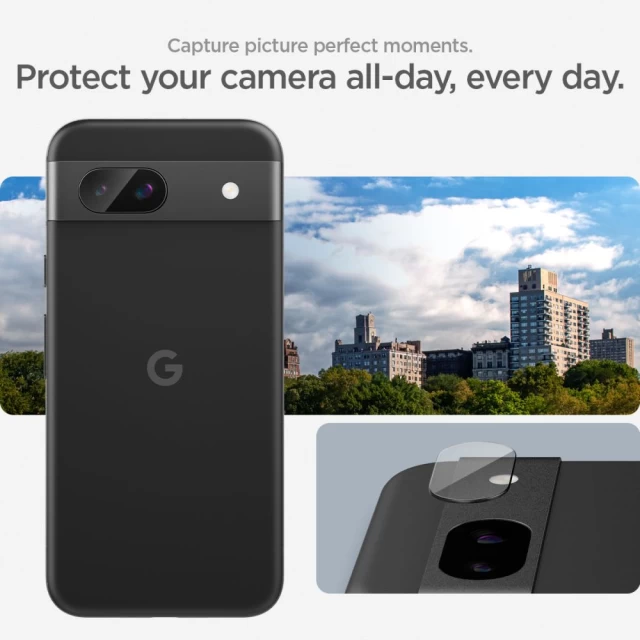 Захисне скло Spigen для камери Google Pixel 8a Optik.TR 