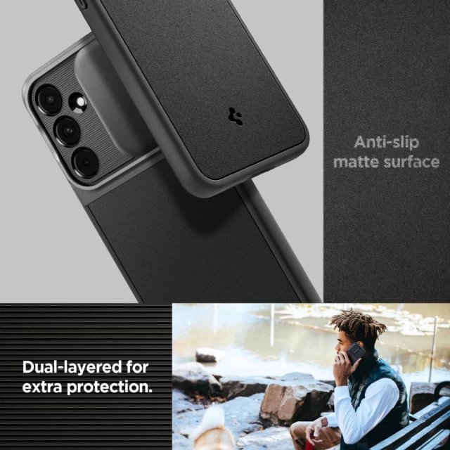 Чехол Spigen Optik Armor для Samsung Galaxy A55 5G (A556) Black (ACS07535)
