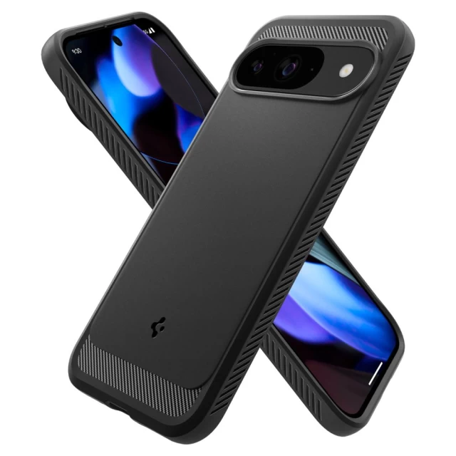 Чохол Spigen Rugged Armor для Google Pixel 9 | 9 Pro Matte Black (ACS07685)