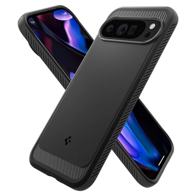 Чохол Spigen Rugged Armor для Google Pixel 9 Pro XL Matte Black (ACS07719)