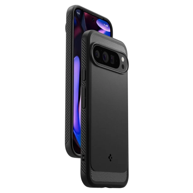 Чохол Spigen Rugged Armor для Google Pixel 9 Pro XL Matte Black (ACS07719)