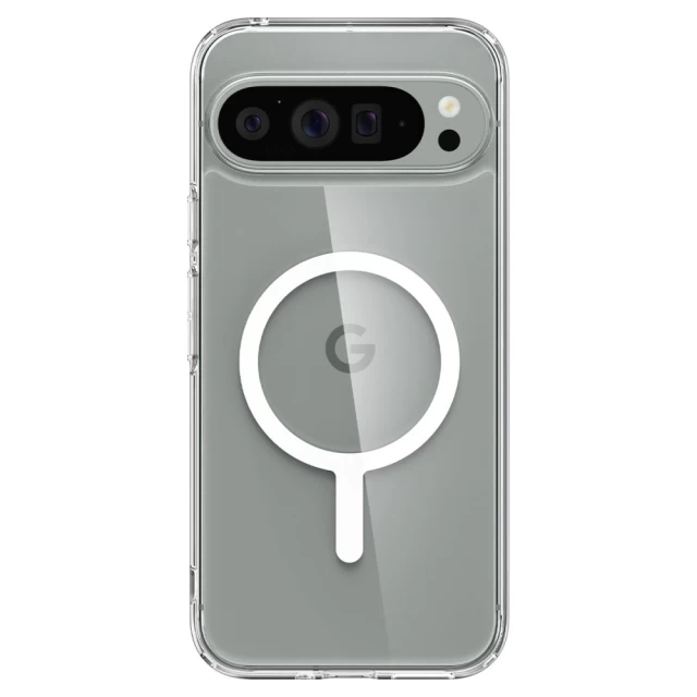 Чохол Spigen Ultra Hybrid Onetap для Google Pixel 9 Pro XL White with MagSafe (ACS07720)