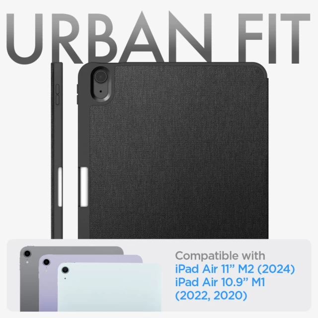 Чохол Spigen Urban Fit для iPad Air 11 (2024) | Air 10.9 (2022 | 2020) Black (ACS07754)