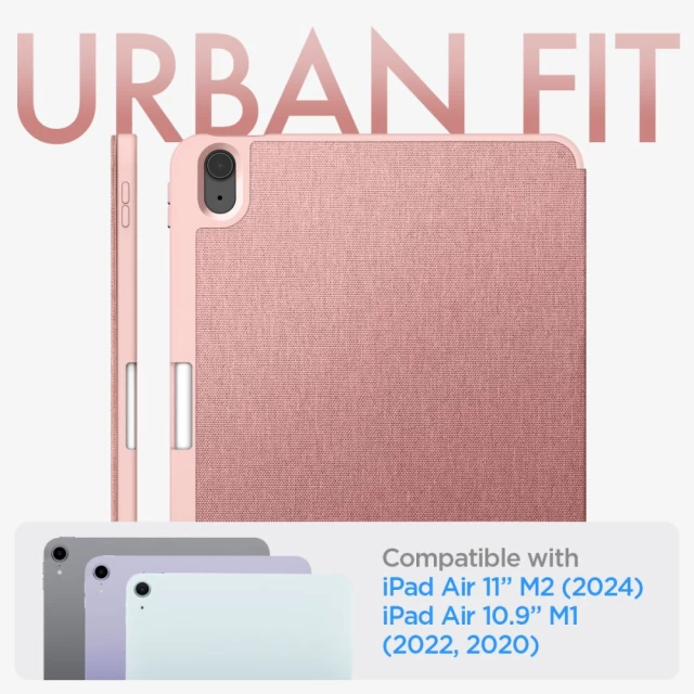 Чохол Spigen Urban Fit для iPad Air 11 (2024) | Air 10.9 (2022 | 2020) Rose Gold (ACS07756)