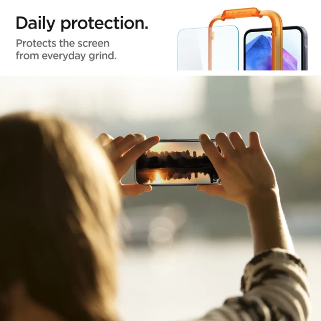 Защитное стекло Spigen Glas.TR AlignMaster для Samsung Galaxy A55 5G (A556) (2 pack) Clear (AGL07775)