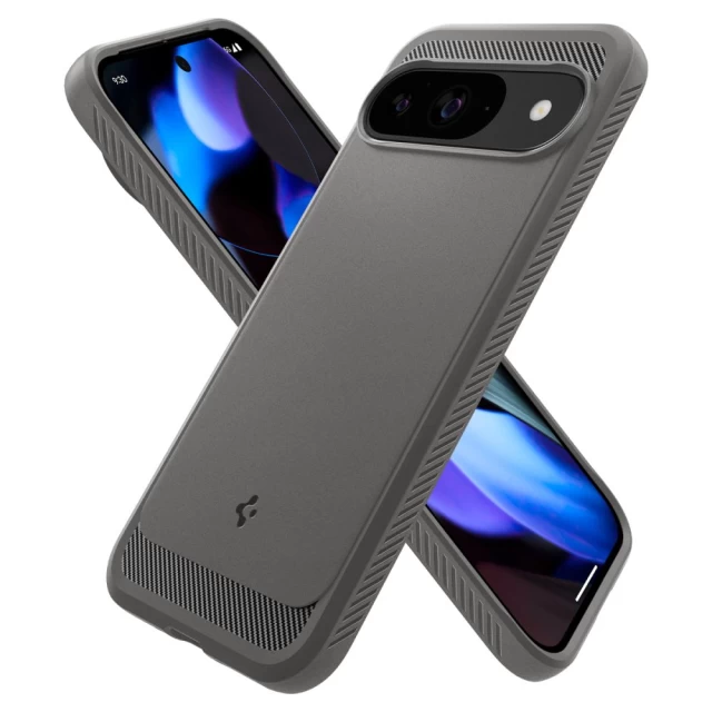 Чохол Spigen Rugged Armor для Google Pixel 9 | 9 Pro Marble Grey (ACS07783)