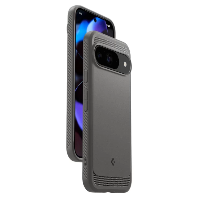 Чохол Spigen Rugged Armor для Google Pixel 9 | 9 Pro Marble Grey (ACS07783)