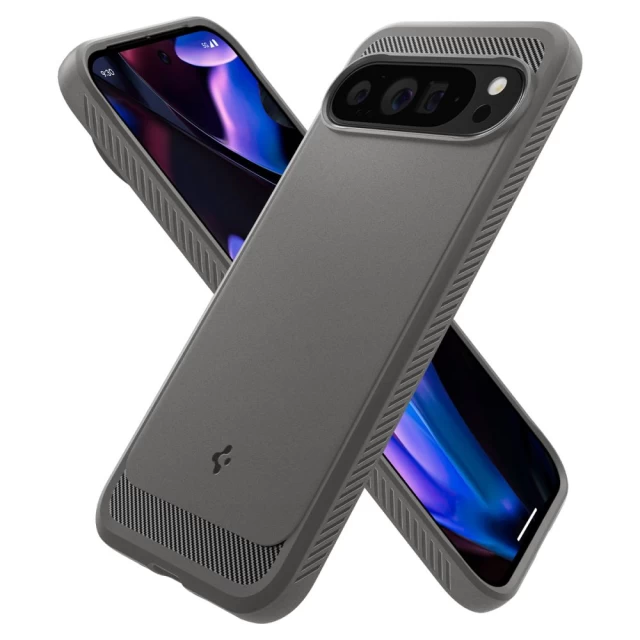 Чохол Spigen Rugged Armor для Google Pixel 9 Pro XL Marble Grey (ACS07784)