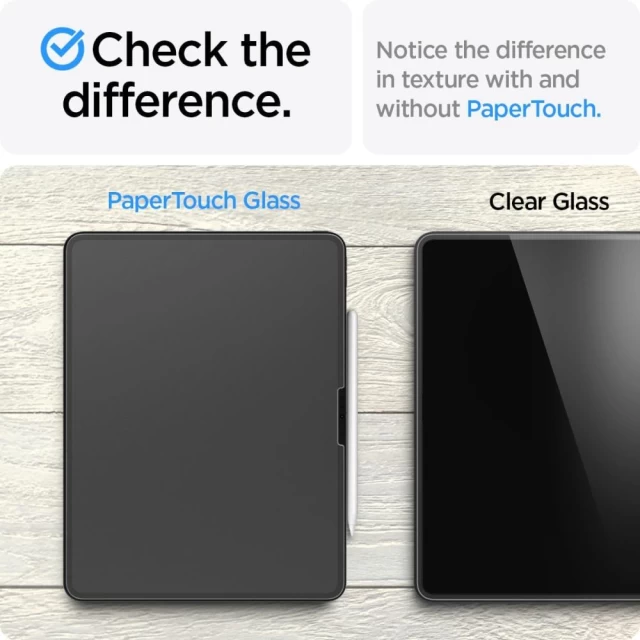 Защитное стекло Spigen Paper Touch для iPad Pro 11 2024 5th Gen Clear (AGL07789)
