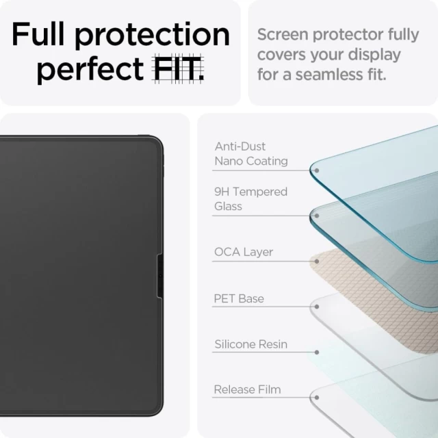 Защитное стекло Spigen Paper Touch для iPad Pro 11 2024 5th Gen Clear (AGL07789)