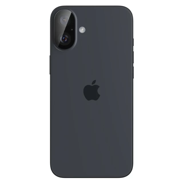 Захисне скло Spigen для камери iPhone 16 | 16 Plus Optik Glas. TR (2 pack) Black (AGL07922)