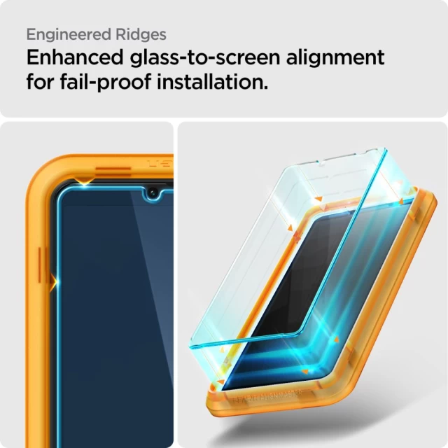 Захисне скло Spigen Alm Glas.Tr Slim для Sony Xperia 1 VI Clear (2 Pack) (AGL08271)