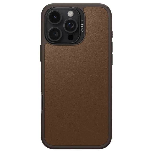 Чехол Spigen Cyrill Kajuk для iPhone 16 Pro Max Saddle Brown with MagSafe (ACS08397)