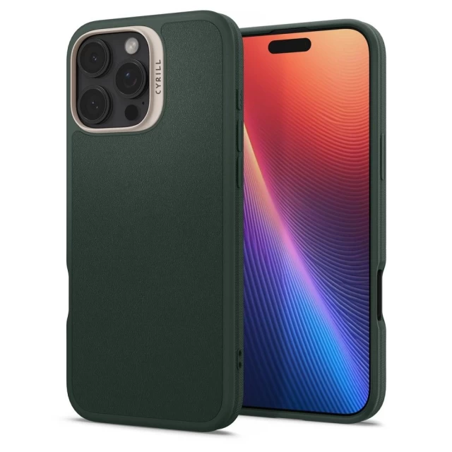 Чехол Spigen Cyrill Kajuk для iPhone 16 Pro Max Forest Green with MagSafe (ACS08398)