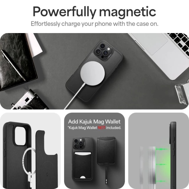 Чохол Spigen Cyrill Kajuk для iPhone 16 Pro Black with MagSafe (ACS08404)