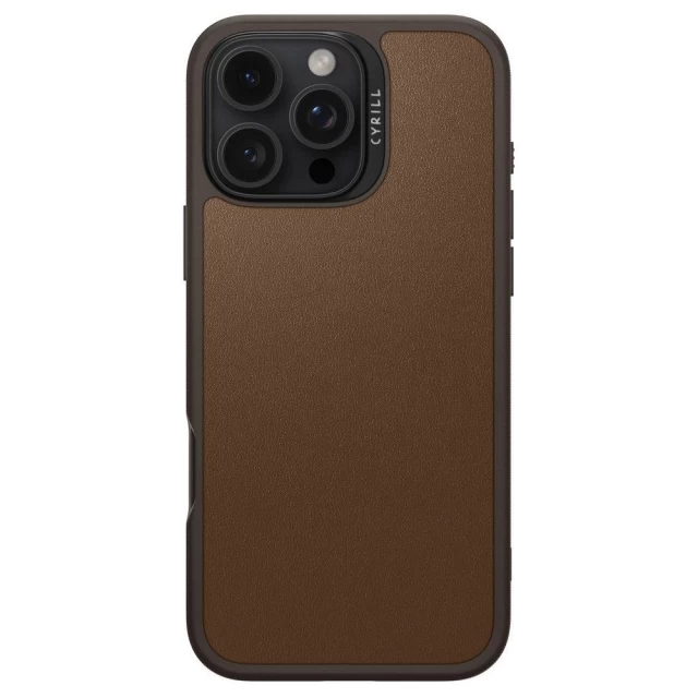 Чохол Spigen Cyrill Kajuk для iPhone 16 Pro Saddle Brown with MagSafe (ACS08406)