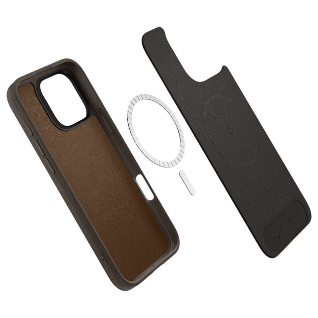 Чохол Spigen Cyrill Kajuk для iPhone 16 Pro Saddle Brown with MagSafe (ACS08406)