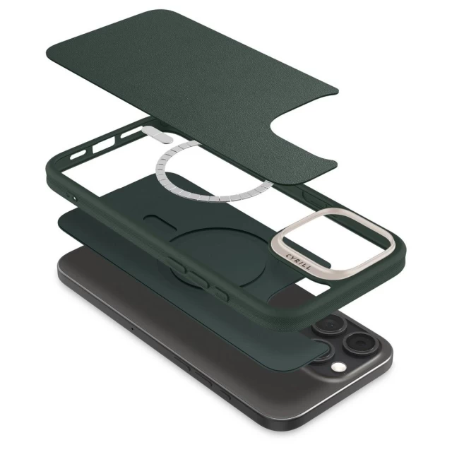 Чохол Spigen Cyrill Kajuk для iPhone 16 Pro Forest Green with MagSafe (ACS08407)