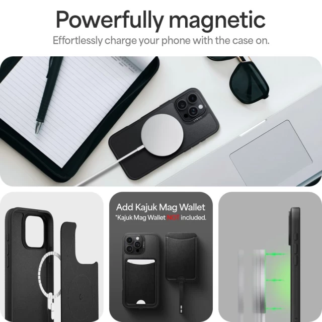 Чехол Spigen Cyrill Kajuk Classic Charm для iPhone 16 Pro Black with MagSafe (ACS08409)