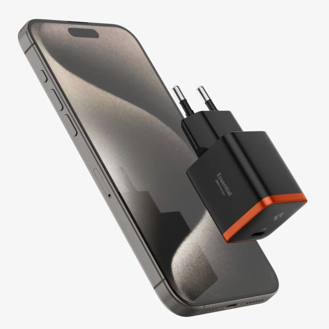 Сетевое зарядное устройство Spigen EE301EU ArcStation Essential 30W USB-C Black (ACH08448)