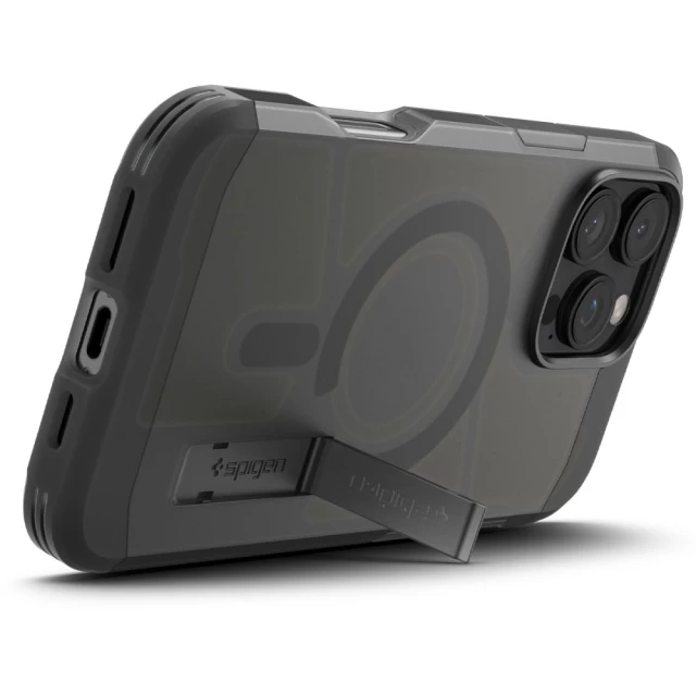 Чохол Spigen Tough Armor для iPhone 16 Pro Max Frost Black with MagSafe (ACS08502)