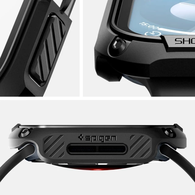 Чехол Spigen Tough Armor для Apple Watch 10 46 mm Black (ACS08603)