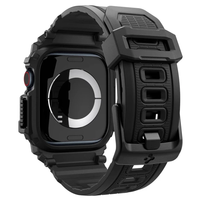 Чехол-ремешок Spigen Rugged Armor Pro для Apple Watch 10 46 mm Matte Black (ACS08604)