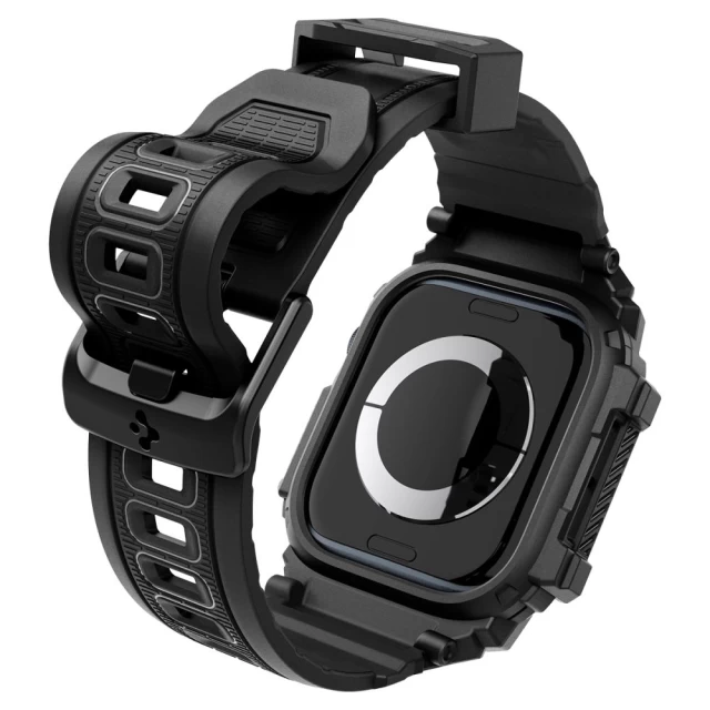 Чехол-ремешок Spigen Rugged Armor Pro для Apple Watch 10 46 mm Matte Black (ACS08604)