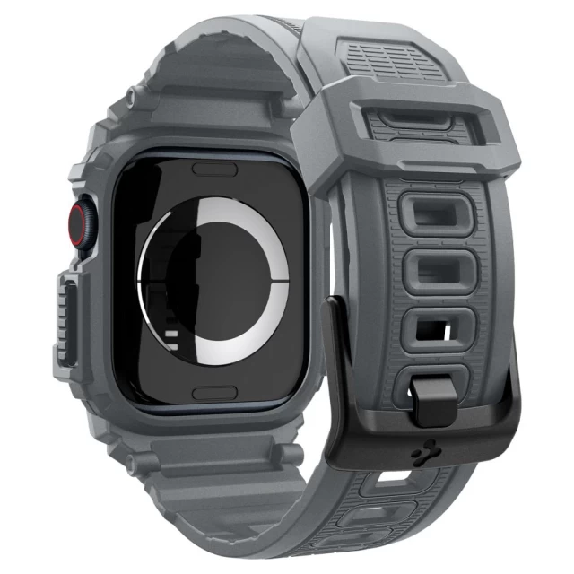 Чехол-ремешок Spigen Rugged Armor Pro для Apple Watch 10 46 mm Dark Grey (ACS08605)