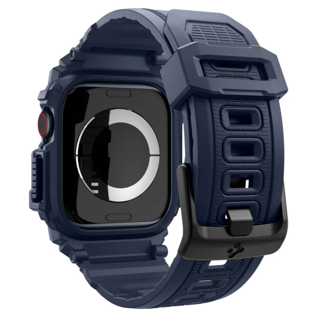 Чехол-ремешок Spigen Rugged Armor Pro для Apple Watch 10 46 mm Navy Blue (ACS08606)