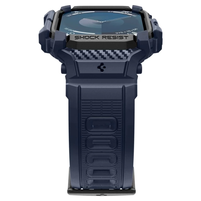 Чехол-ремешок Spigen Rugged Armor Pro для Apple Watch 10 46 mm Navy Blue (ACS08606)