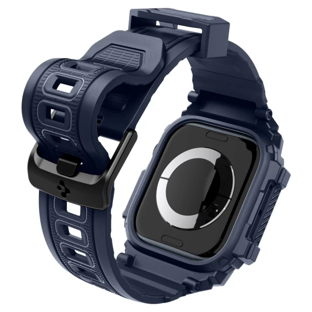 Чехол-ремешок Spigen Rugged Armor Pro для Apple Watch 10 46 mm Navy Blue (ACS08606)