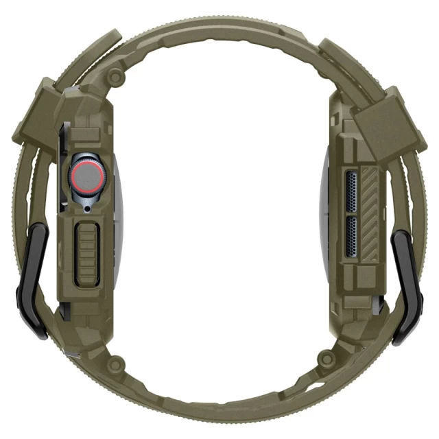 Чехол-ремешок Spigen Rugged Armor Pro для Apple Watch 10 46 mm Vintage Khaki (ACS08608)