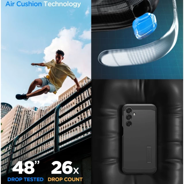 Чохол Spigen Tough Armor для Samsung Galaxy A16 (A165-A166) Black (ACS08889)