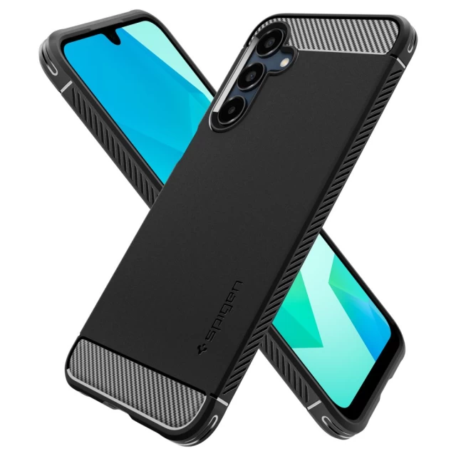 Чохол Spigen Rugged Armor для Samsung Galaxy A16 (A165-A166) Matte Black (ACS08891)